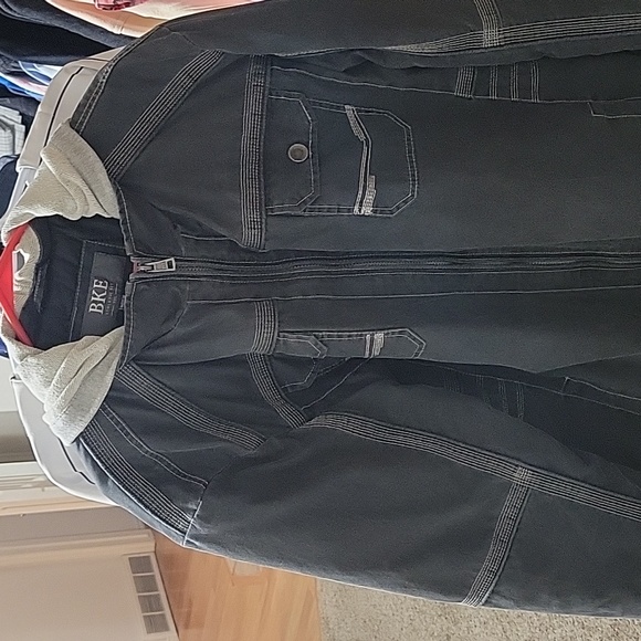 Mens BKE quilt lined denim looking jacket. Great condition. - Picture 1 of 4